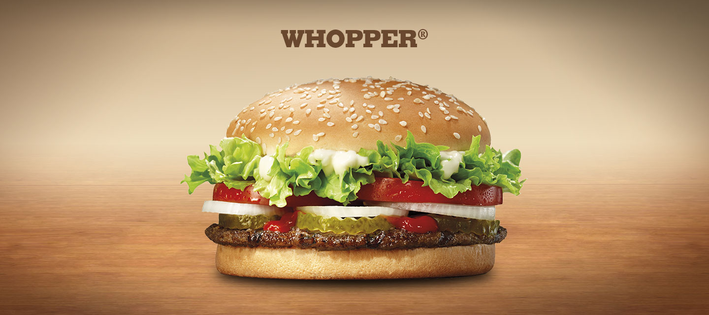 Реклама Воппер бургер