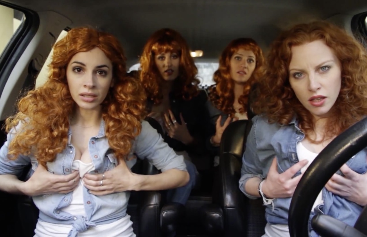 4 françaises parodient les 3 australiennes qui chantent dans leur voiture !