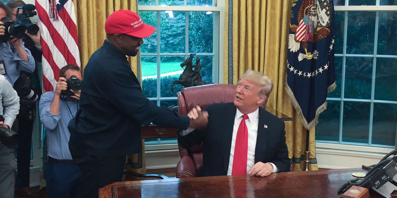 Quand Kanye West rencontre Donald Trump à la Maison Blanche !