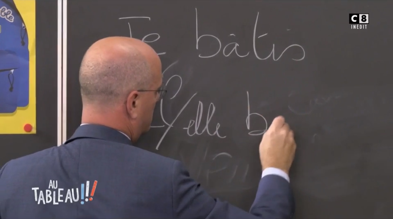 Au Tableau ! : Quand le ministre de l'Education nationale Jean-Michel Blanquer fait de grosses fautes de conjugaison