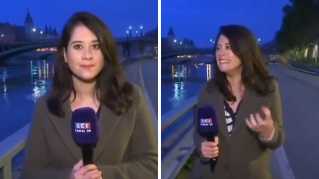 Paris : Une journaliste attaquée par un rat en plein direct !