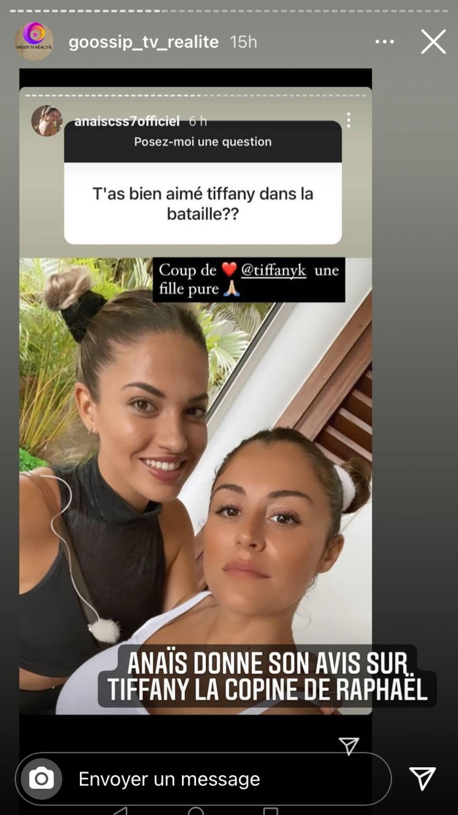 La Bataille des Couples 3 : Anaïs Camizuli donne son avis sur Tiffany Gounin, la petite amie de son ex Raphaël Pépin !