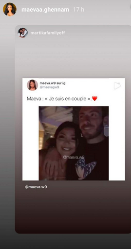  Maeva Ghennam à nouveau amoureuse @Instagram