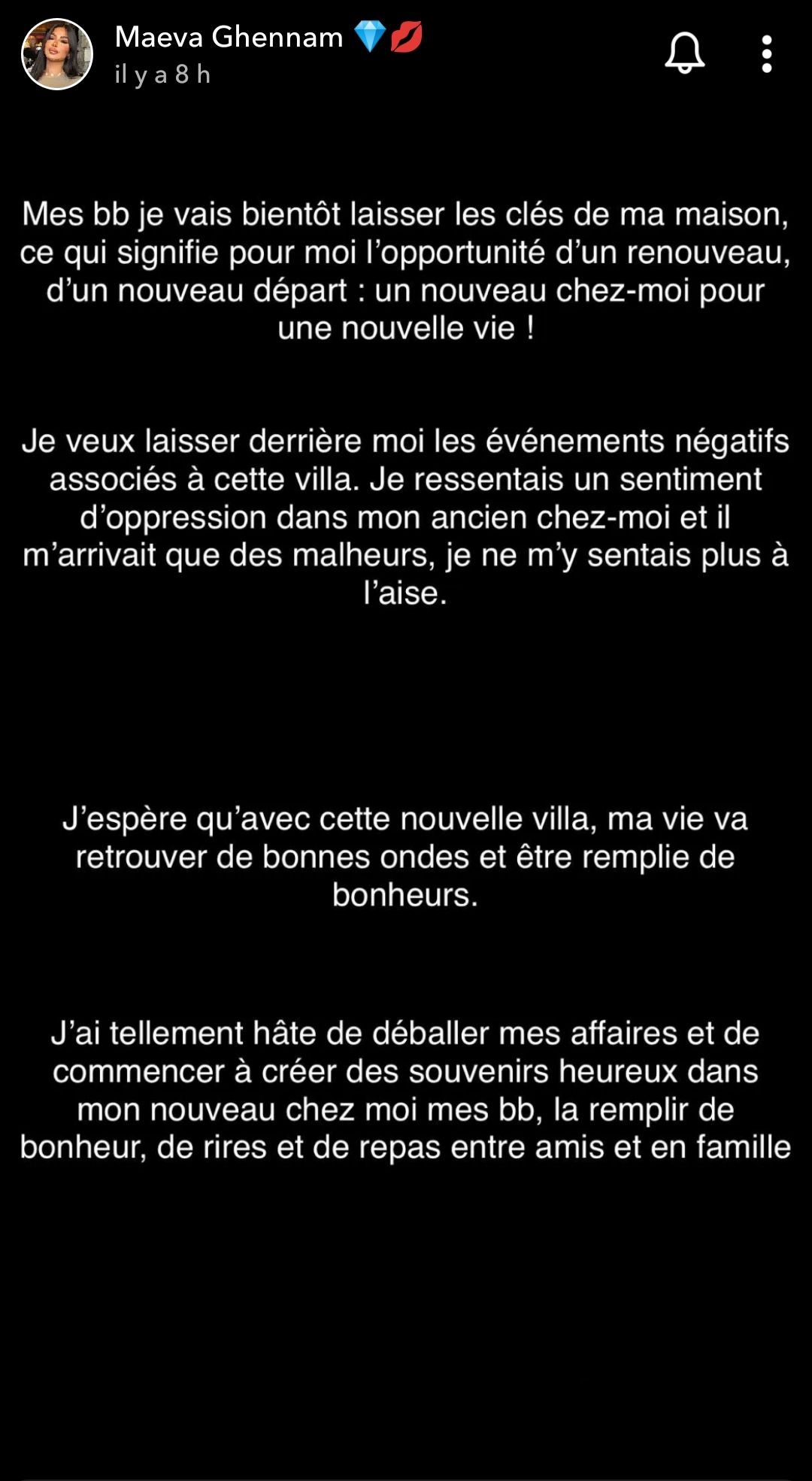 Maeva Ghennam victime d'une arnaque ? Elle s'exprime en larmes : "J'ai trop peur"