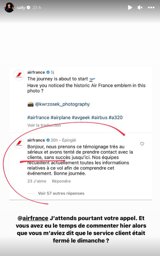 Crazy Sally agressée physiquement et verbalement par une hôtesse de l'air : Air France répond enfin