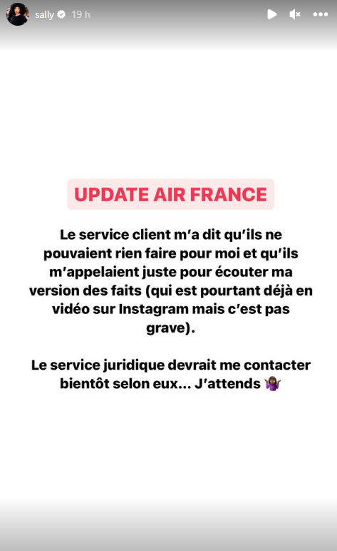 Crazy Sally agressée physiquement et verbalement par une hôtesse de l'air : Air France répond enfin