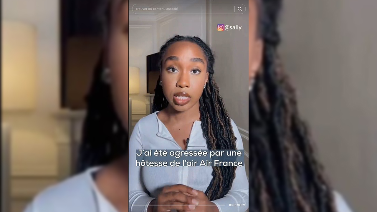 L’influenceuse Sally sur sa terrible expérience avec une hôtesse d’Air France : &quot;J’ai été agressée&quot;