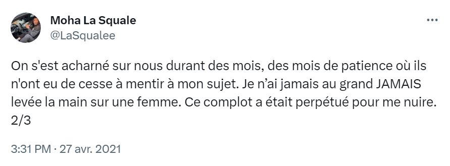 Moha La Squale mis en examen pour viol et remis en liberté, le point sur l’affaire