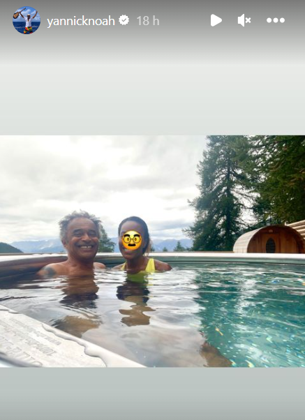 Yannick Noah qui est sa compagne ? Il s'affiche en charmante compagnie en vacances dans un jacuzzi