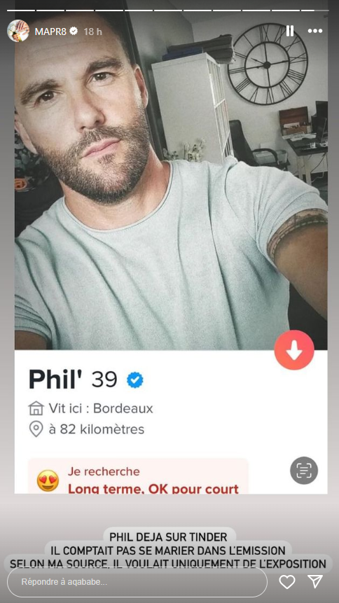 MAPR : Un candidat de la nouvelle saison annonce son célibat… et s’inscrit sur Tinder ?