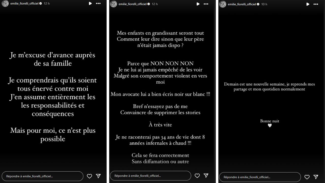 Emilie Fiorelli dénonce le comportement du père de ses enfants : "Leur géniteur préfère être chez une maquerelle"