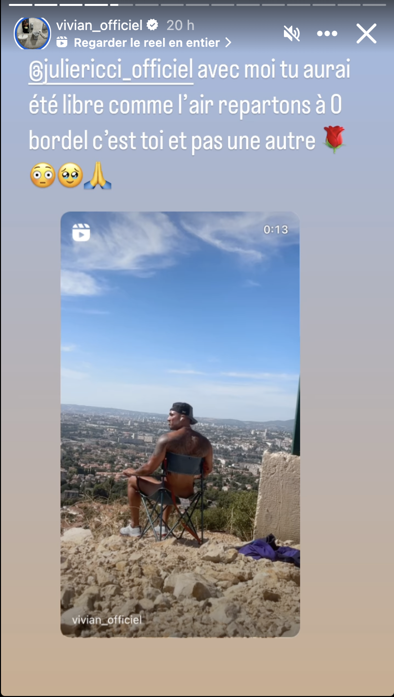 Vivian Grimigni complètement nu sur Instagram : une vidéo qui choque les internautes