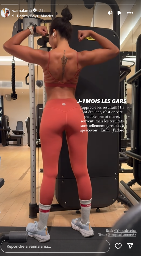 Vaimalama Chaves : Un mois avant sa compétition de bodybuilding, elle dévoile sa transformation physique