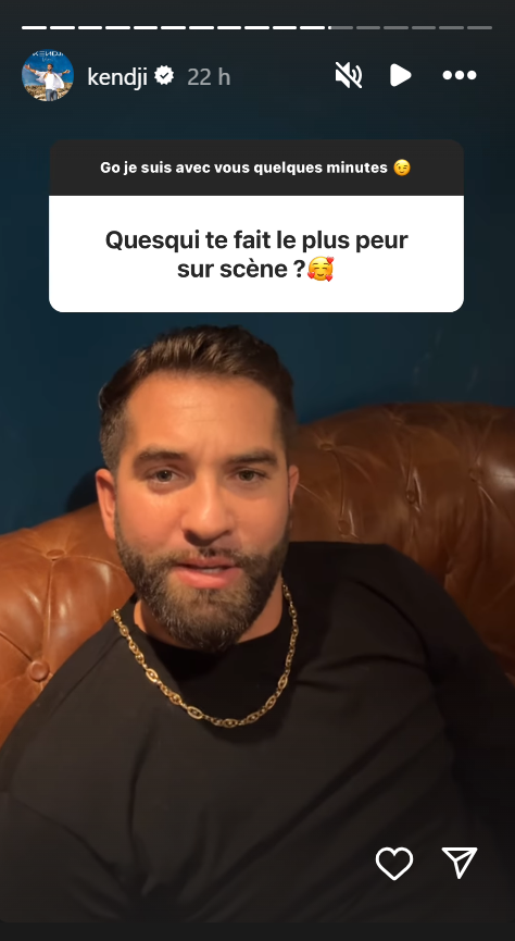 Kendji Girac de retour sur scène : il révèle sa plus grand peur "Le pire..."