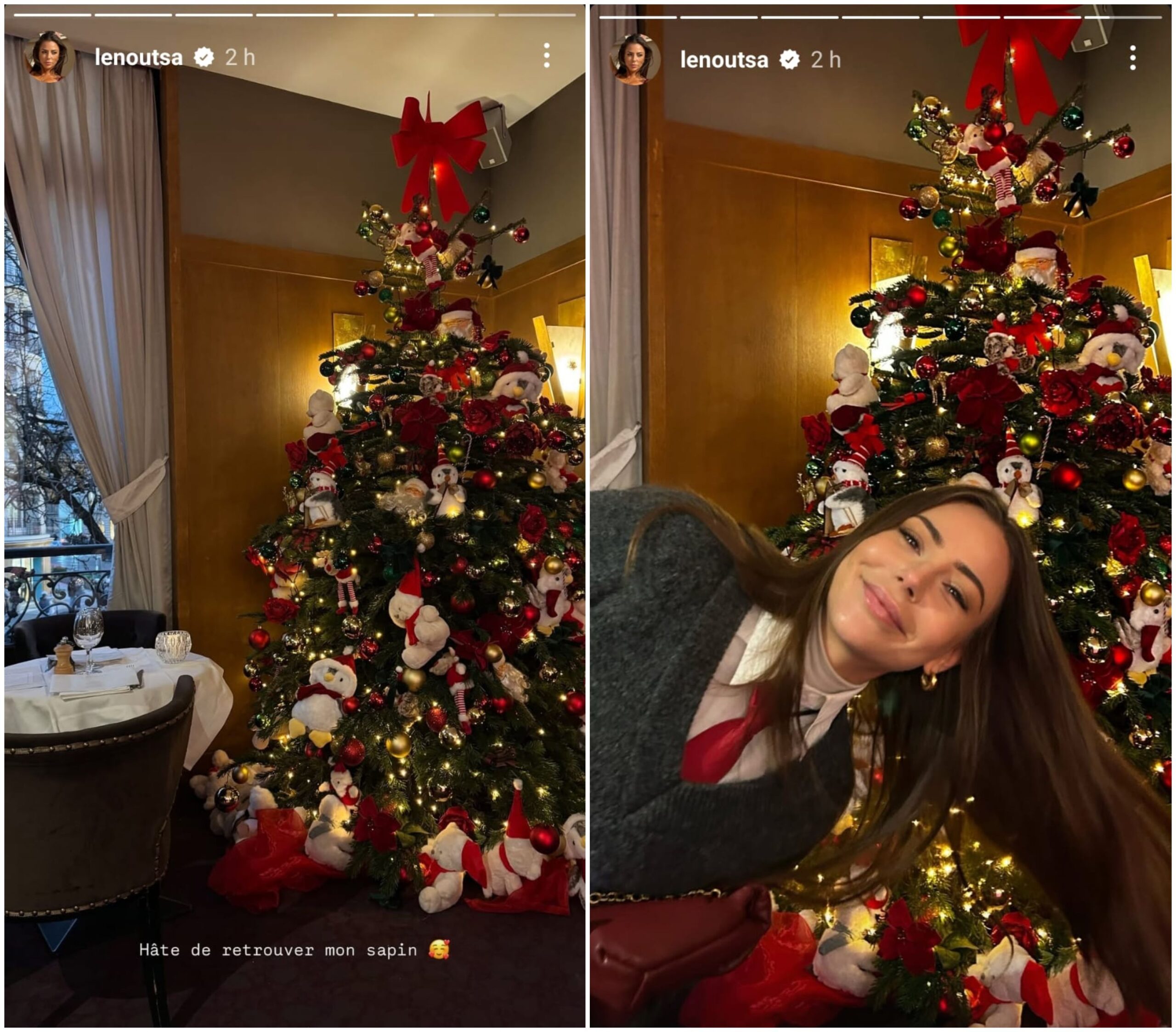 Caroline Receveur, Milla Jasmine, Camille Cerf... Découvrez les sapins de Noël des stars