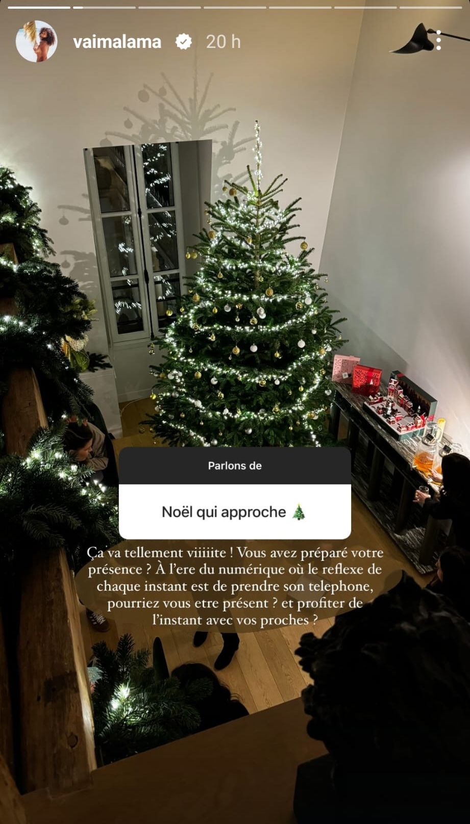 Caroline Receveur, Milla Jasmine, Camille Cerf... Découvrez les sapins de Noël des stars