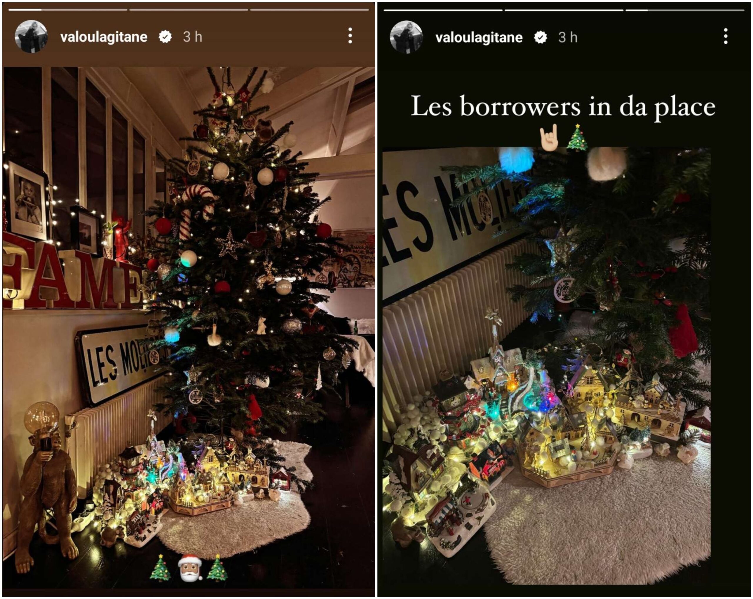 Caroline Receveur, Milla Jasmine, Camille Cerf... Découvrez les sapins de Noël des stars