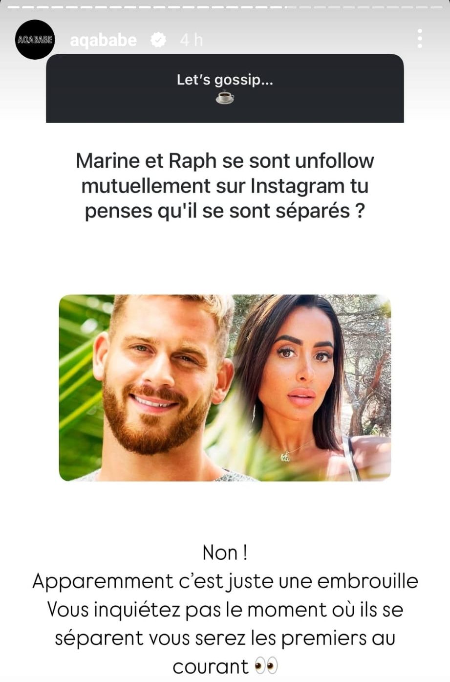 Marine El Himer en couple avec Raphaël Pépin : surprise avec son ex Benoît Paire, elle s’explique !