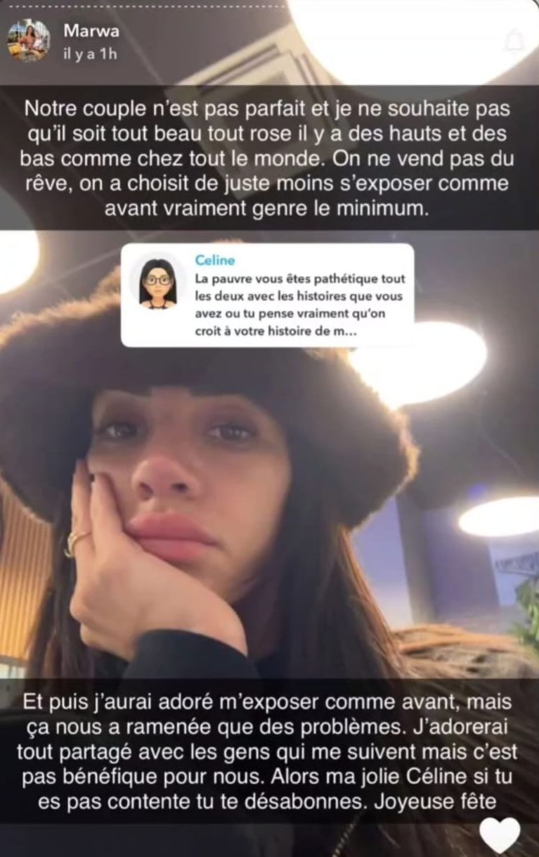 Marwa Merazka de nouveau proche de Vincent Queijo : "Notre couple n’est pas parfait"