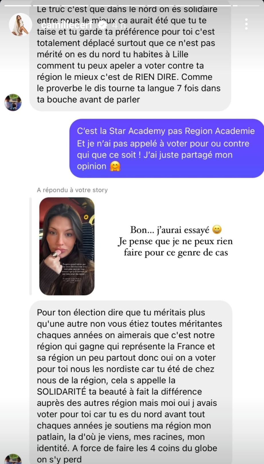 Star Academy : Camille Cerf s’attire les foudres des internautes suite à son soutien à Ebony