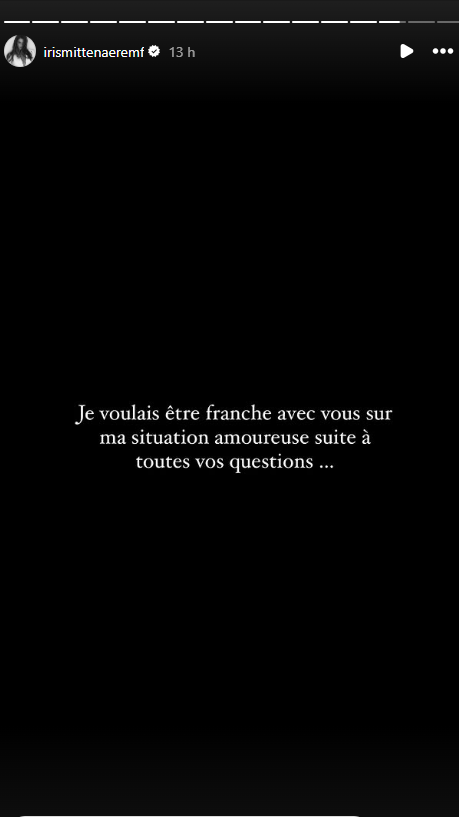 Iris Mittenaere évoque sa vie amoureuse : "Je voulais être franche avec vous…"