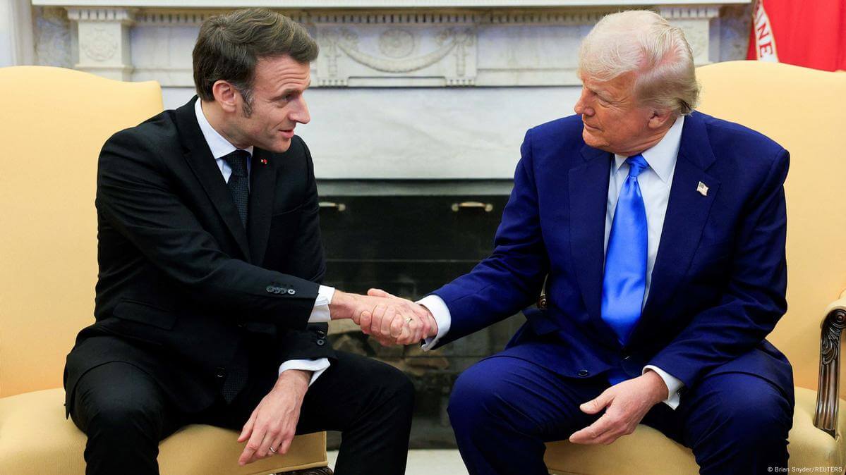 Donald Trump face à Emmanuel Macron : son petit clin d’œil à Brigitte Macron qui n’est pas passé inaperçu